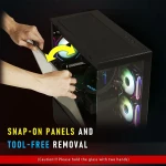 Caja Semitorre ATX BitFenix CETO Basic Blanco