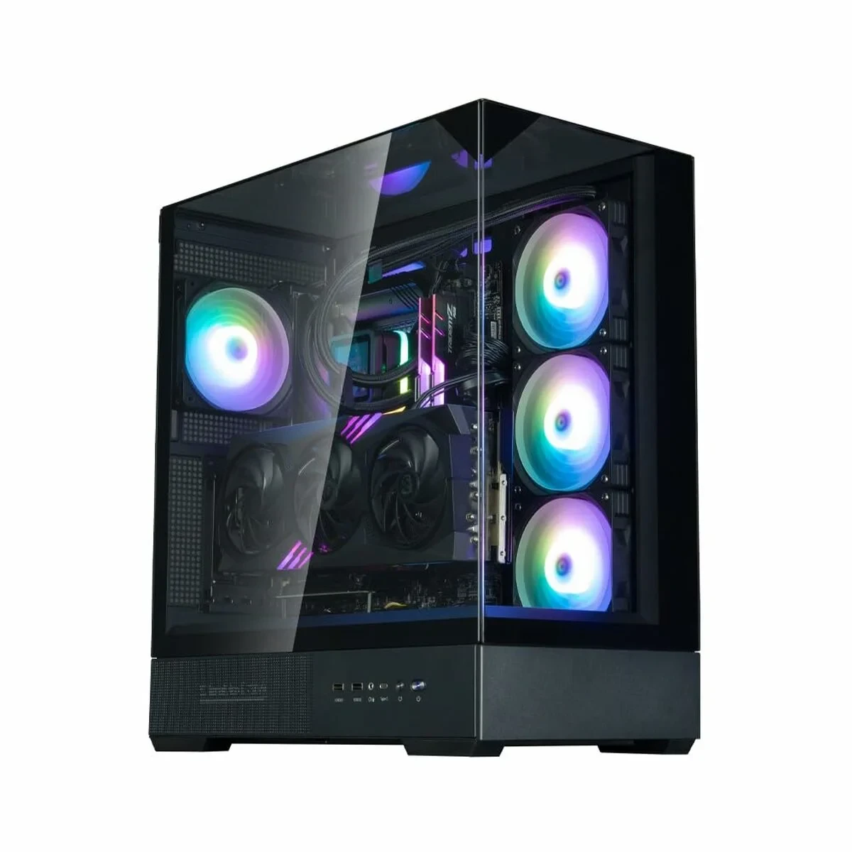 Caja Semitorre ATX Zalman P40 Prism Plus Negro