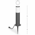 Lámpara Philips Gris 220-240 V Blanco Cálido 600 lm