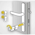 Cilindro de seguridad Yale 30 x 30 mm
