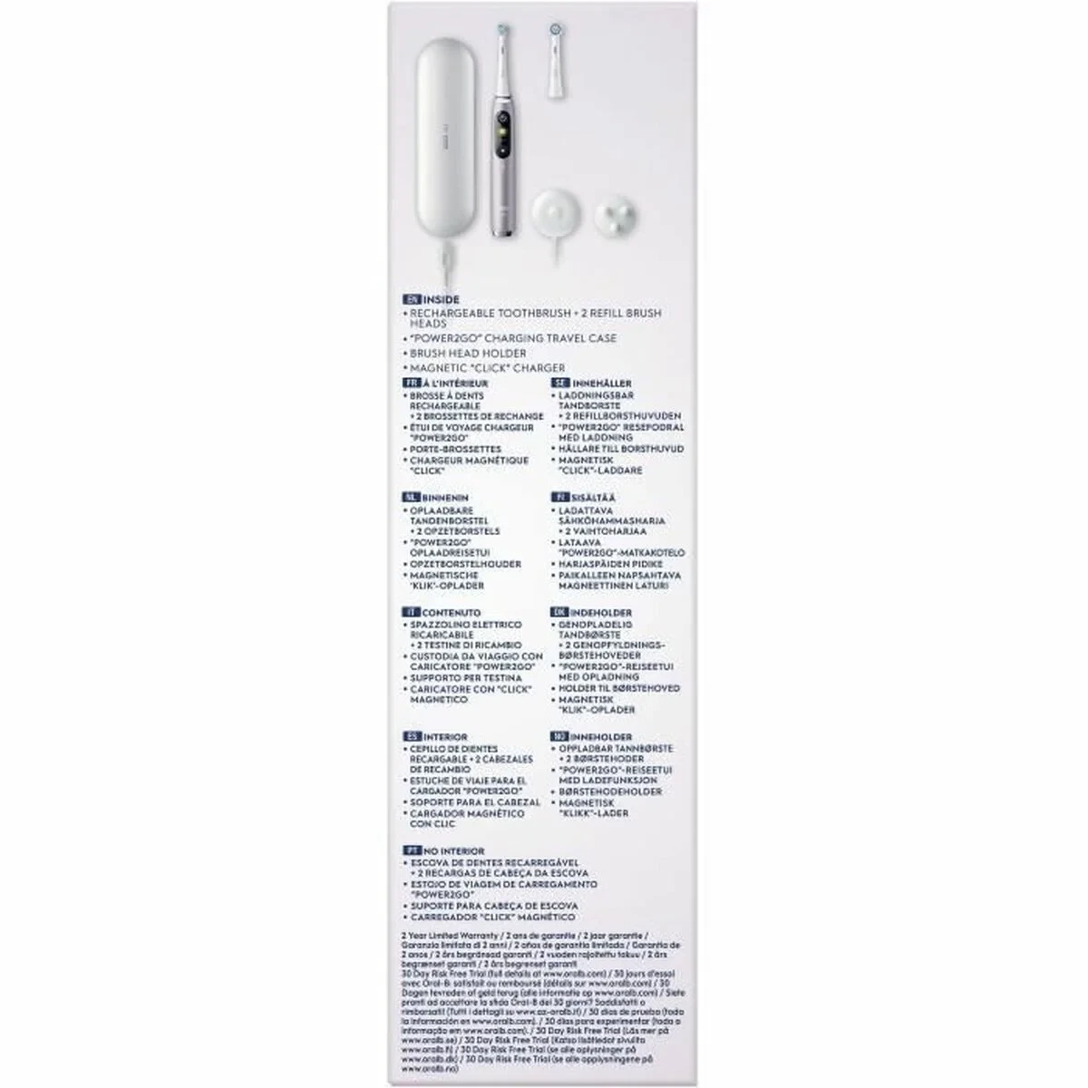 Cepillo de Dientes Eléctrico Oral-B Serie iO9s (2 Piezas) (2 Unidades)