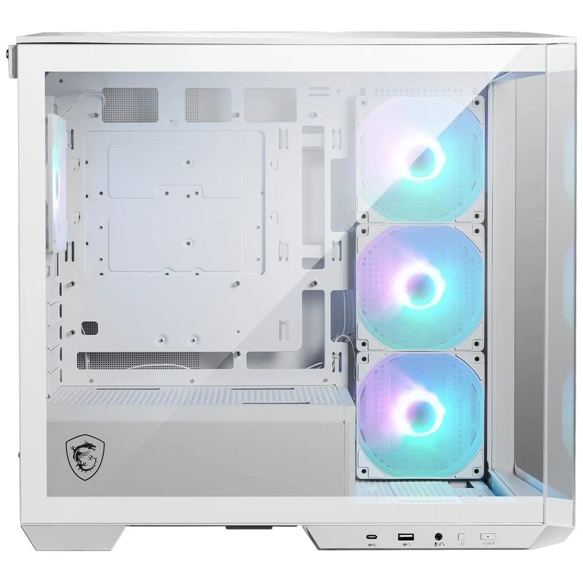 Caja Semitorre ATX MSI MAG PANO M100R PZ Blanco