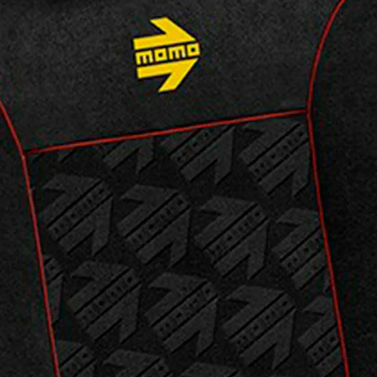 Fundas para Asientos de Coche MOMO MOMLSC050BR Negro Rojo 11 Piezas