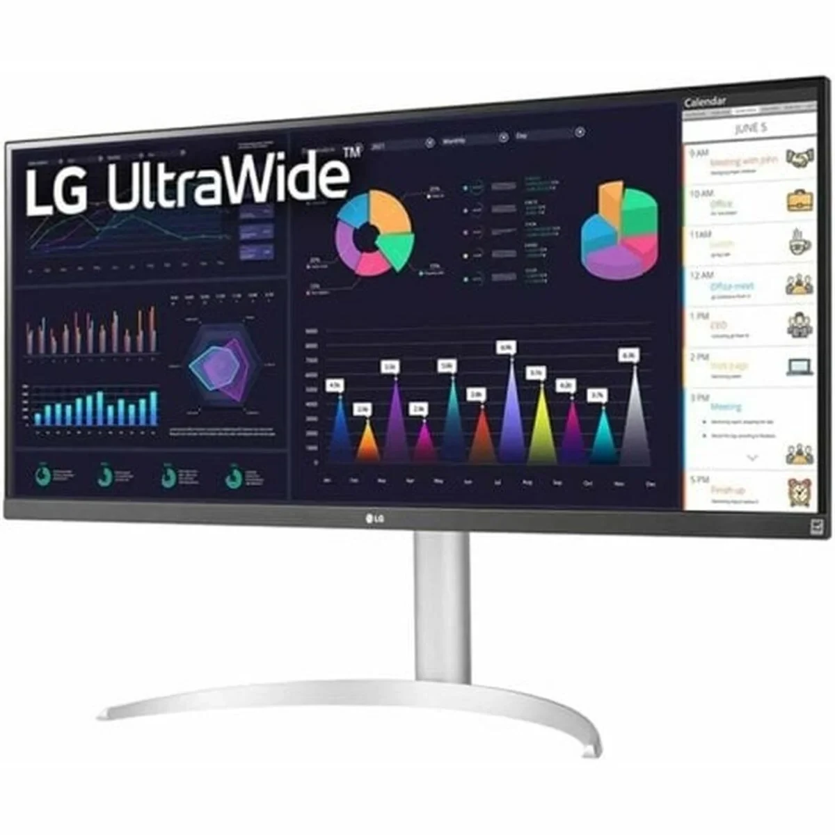 Monitor LG 34WQ650-W Full HD 34"