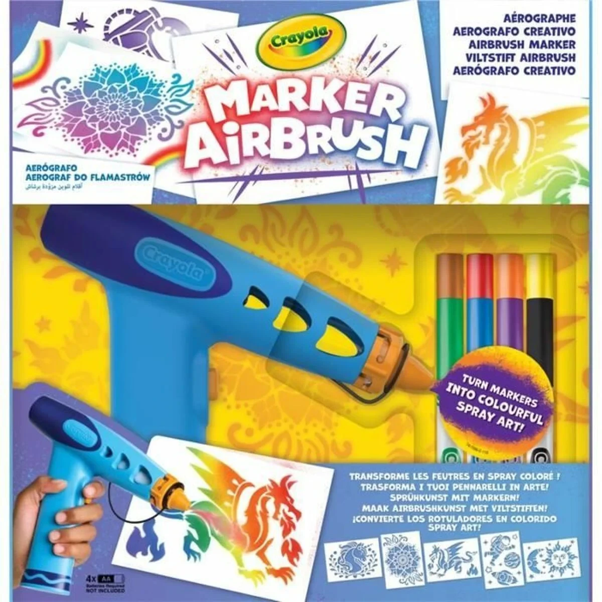 Set de Dibujo Crayola Marker Airbrush