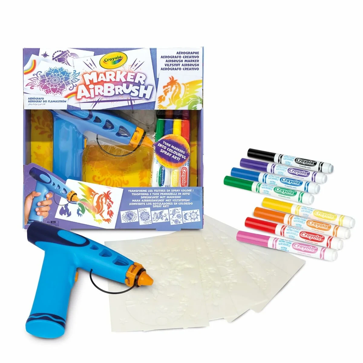 Set de Dibujo Crayola Marker Airbrush