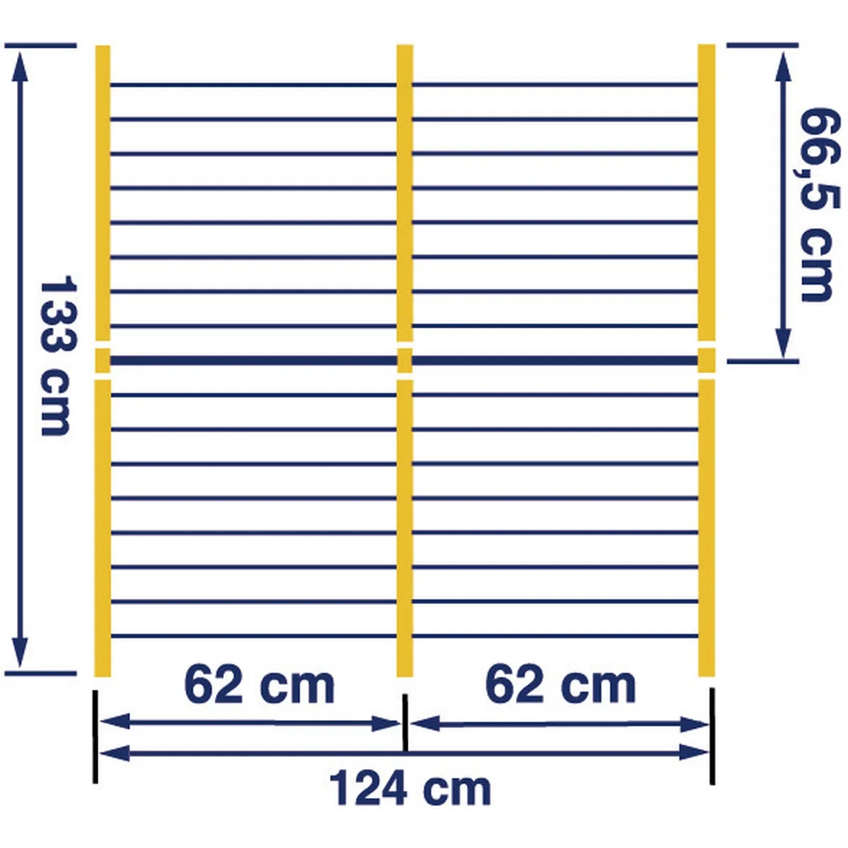 Tendedero Leifheit Bathtub Dryer Pegasus V 133 x 66,5 cm Azul Blanco Metal