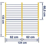 Tendedero Leifheit Bathtub Dryer Pegasus V 133 x 66,5 cm Azul Blanco Metal