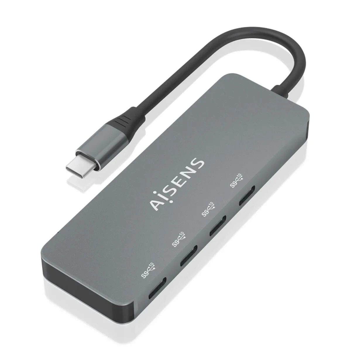 Hub USB Aisens A109-0695 Gris (1 unidad)