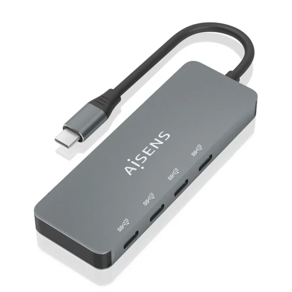 Hub USB Aisens A109-0695 Gris (1 unidad)