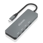 Hub USB Aisens A109-0695 Gris (1 unidad)