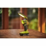 Linterna LED Ryobi 100 Lm Verde Gris