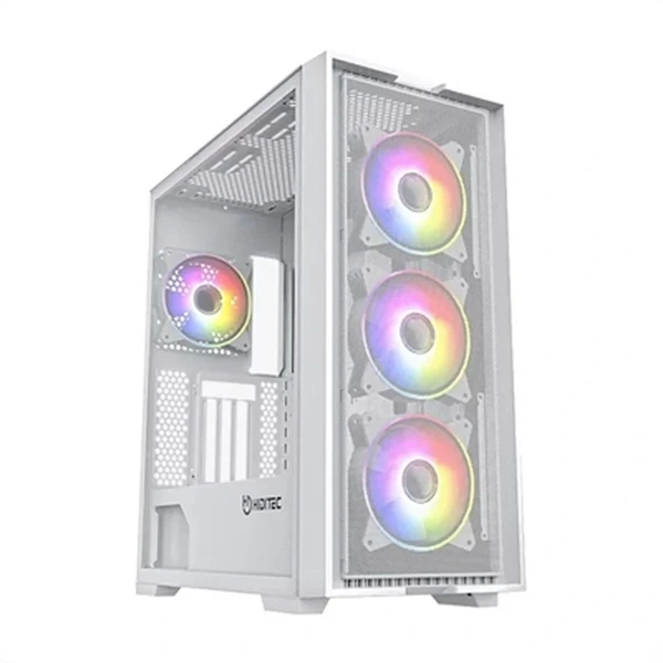 Caja Semitorre ATX Hiditec E-ATX H2 AIR ARGB Blanco