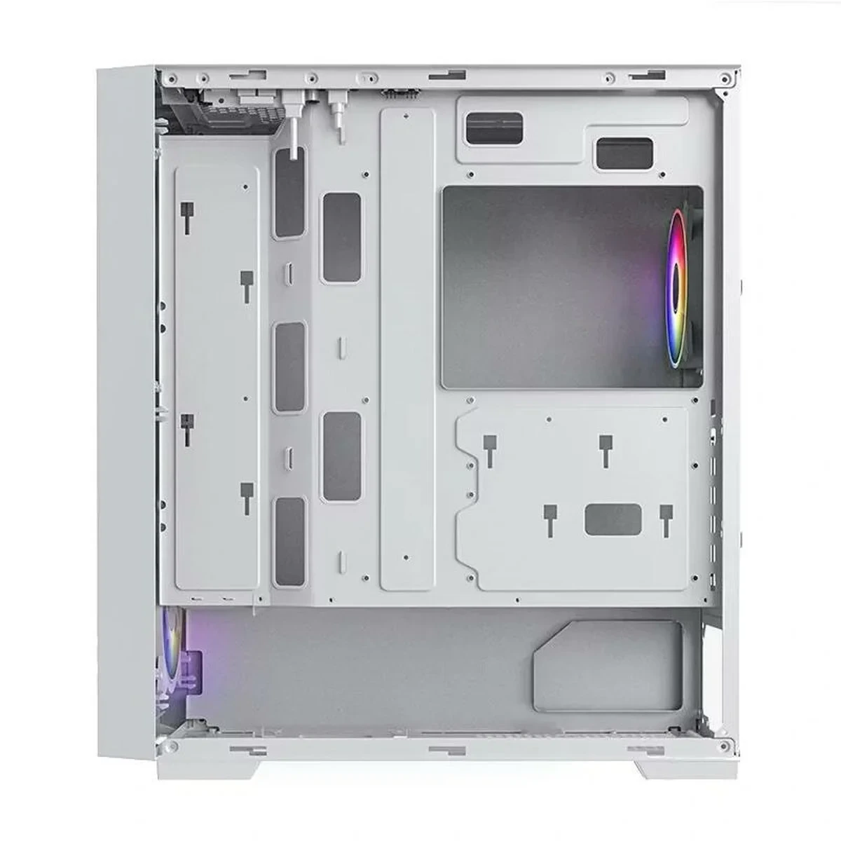 Caja Semitorre ATX Hiditec E-ATX H2 AIR ARGB Blanco