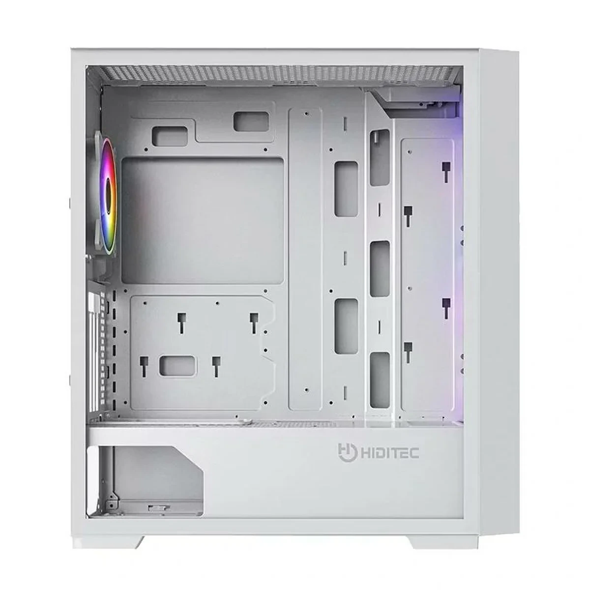 Caja Semitorre ATX Hiditec E-ATX H2 AIR ARGB Blanco
