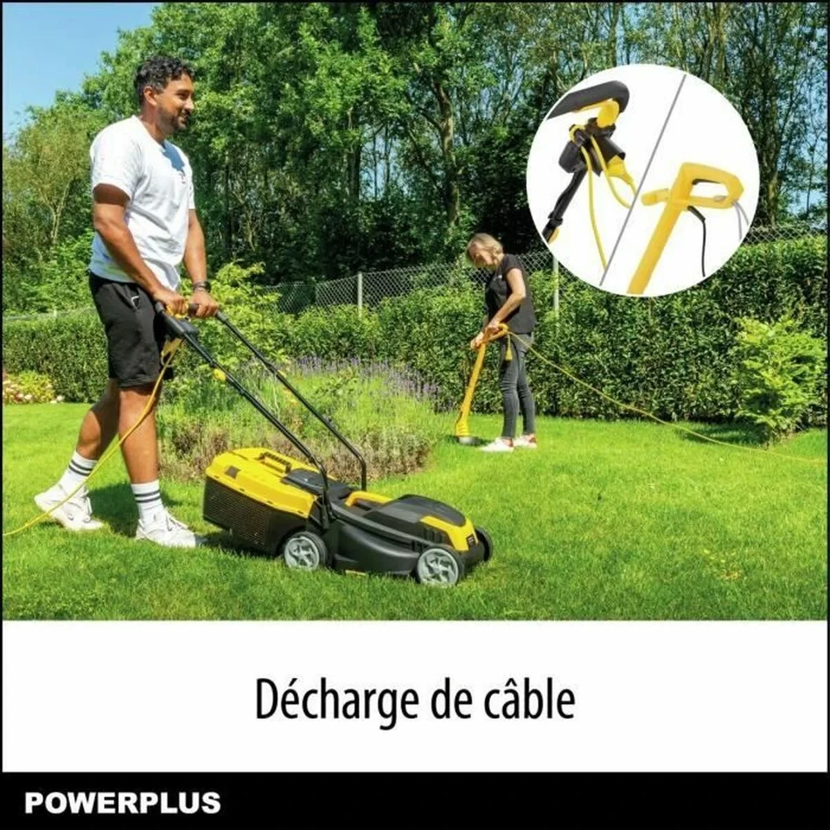Cortacésped Eléctrico Powerplus POWXG62205T 1300 W 220-240 V 32 cm 32 L