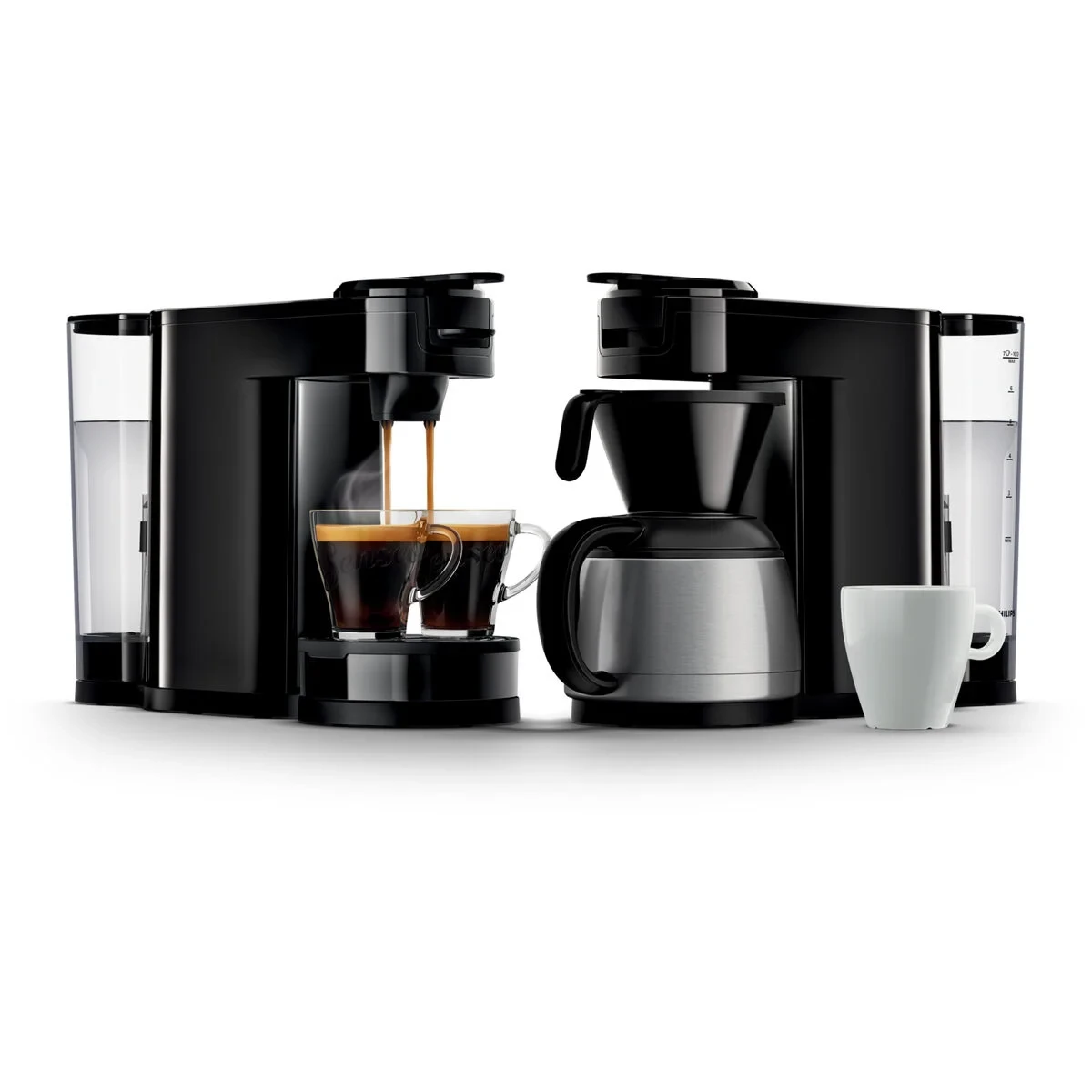 Cafetera de Cápsulas Philips SENSEO SWITCH HD6592/65 noir 1 bar 1450 W