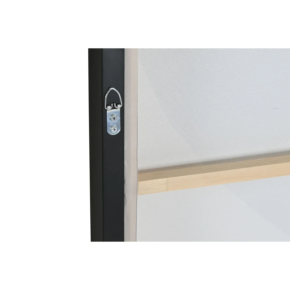 Lienzo Home ESPRIT Blanco Negro Sombrero Moderno 103 x 4,5 x 143 cm (2 Unidades)