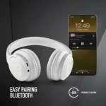 Auriculares Bluetooth con Micrófono NGS ARTICAGREEDWHITE Blanco