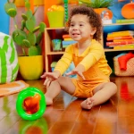 Juguete Musical Bright Starts Little Roll & Glow Monkey