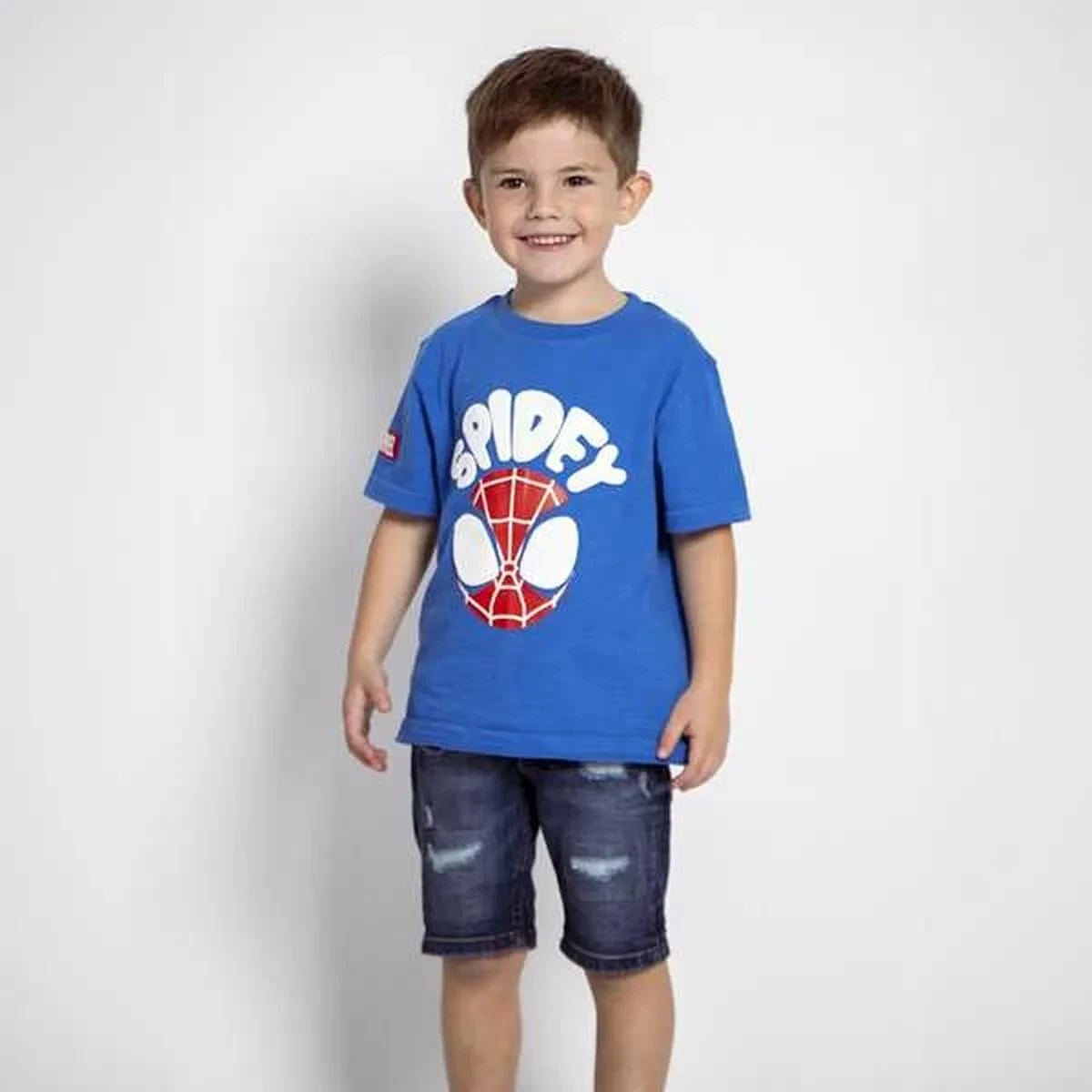 Camiseta de Manga Corta Infantil Spidey 6 Años
