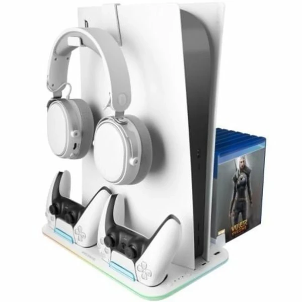 Soporte auriculares Mars Gaming MPS5B2 Blanco