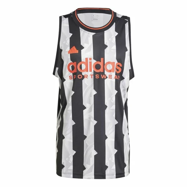 Camiseta de Tirantes Hombre Adidas House Of Tiro Tank Top Blanco Negro