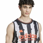 Camiseta de Tirantes Hombre Adidas House Of Tiro Tank Top Blanco Negro