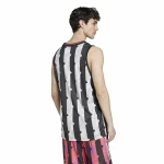 Camiseta de Tirantes Hombre Adidas House Of Tiro Tank Top Blanco Negro