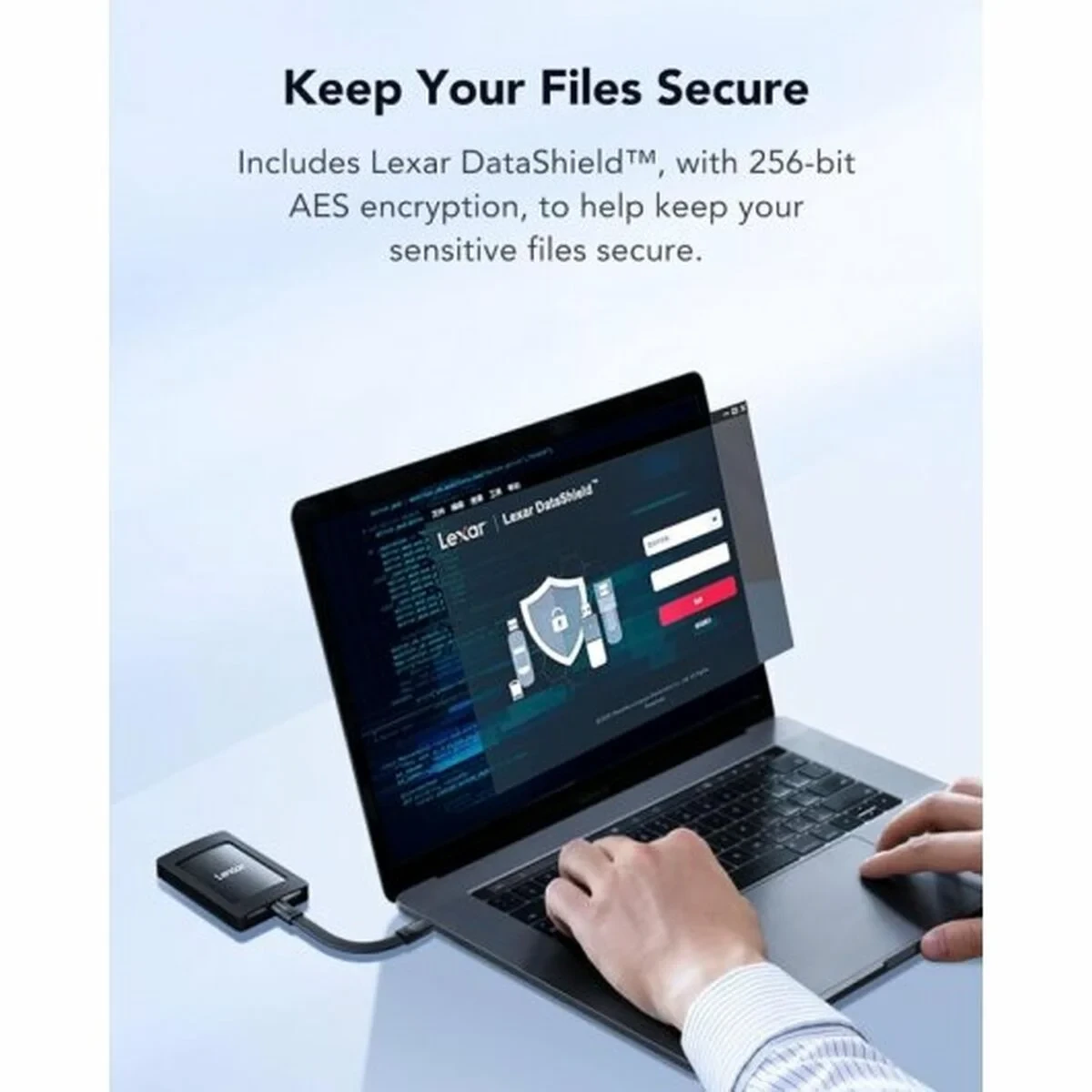 Disco Duro Externo Lexar LSL500M001T-RNBNG Negro 1 TB