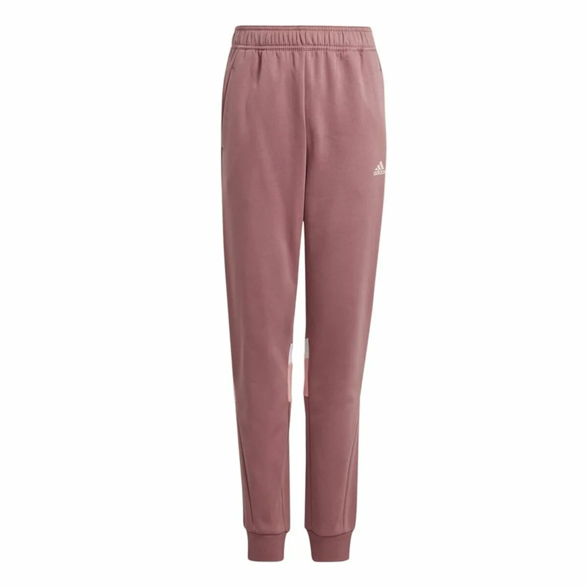 Pantalón Largo Deportivo Adidas Tiberio 3-Stripes Colorblock Rosa