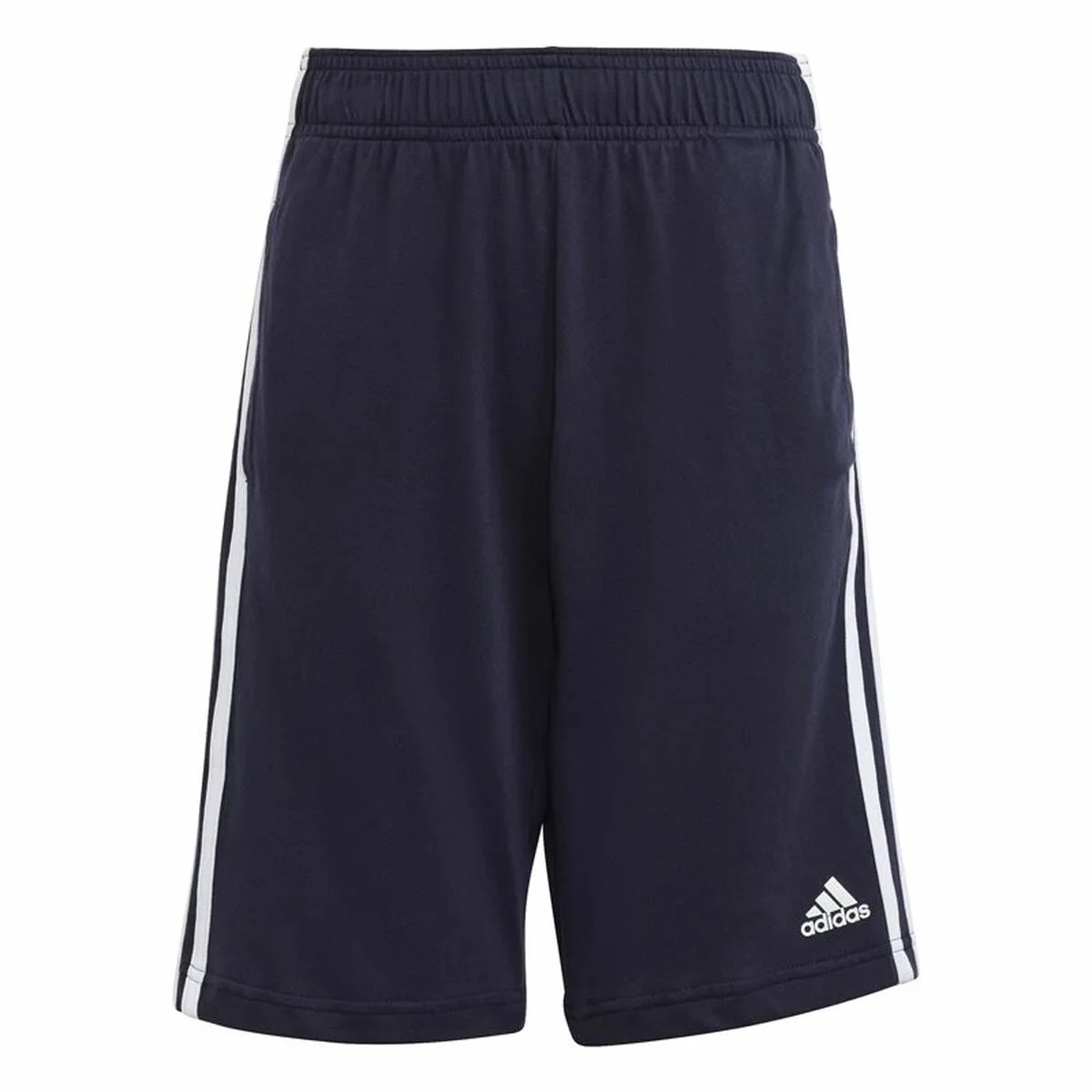 Pantalón Corto Deportivo Unisex Adidas U 3S Kn Sho Infantil Tinley Negro