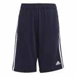 Pantalón Corto Deportivo Unisex Adidas U 3S Kn Sho Infantil Tinley Negro