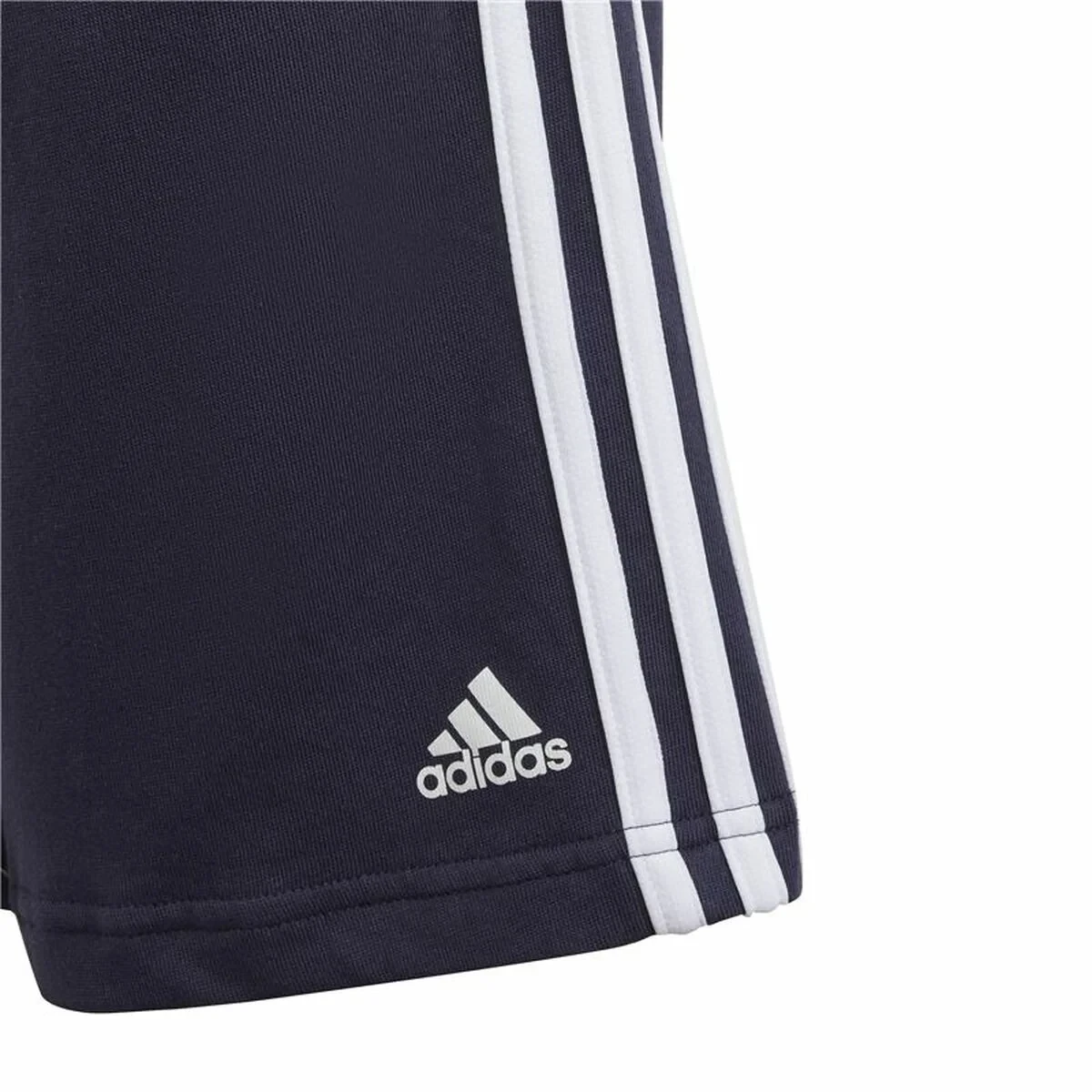 Pantalón Corto Deportivo Unisex Adidas U 3S Kn Sho Infantil Tinley Negro
