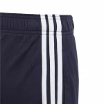 Pantalón Corto Deportivo Unisex Adidas U 3S Kn Sho Infantil Tinley Negro