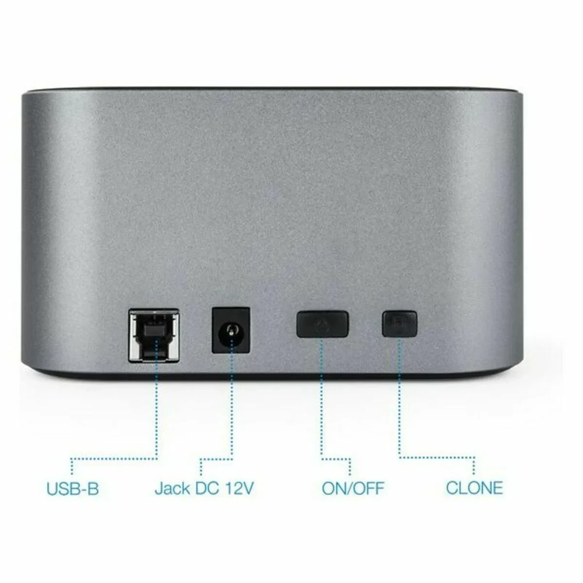 Dock Station Dual TooQ TQDS-805G 2.5"-3.5" HDD/SSD SATA USB 3.0