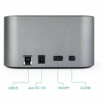 Dock Station Dual TooQ TQDS-805G 2.5"-3.5" HDD/SSD SATA USB 3.0