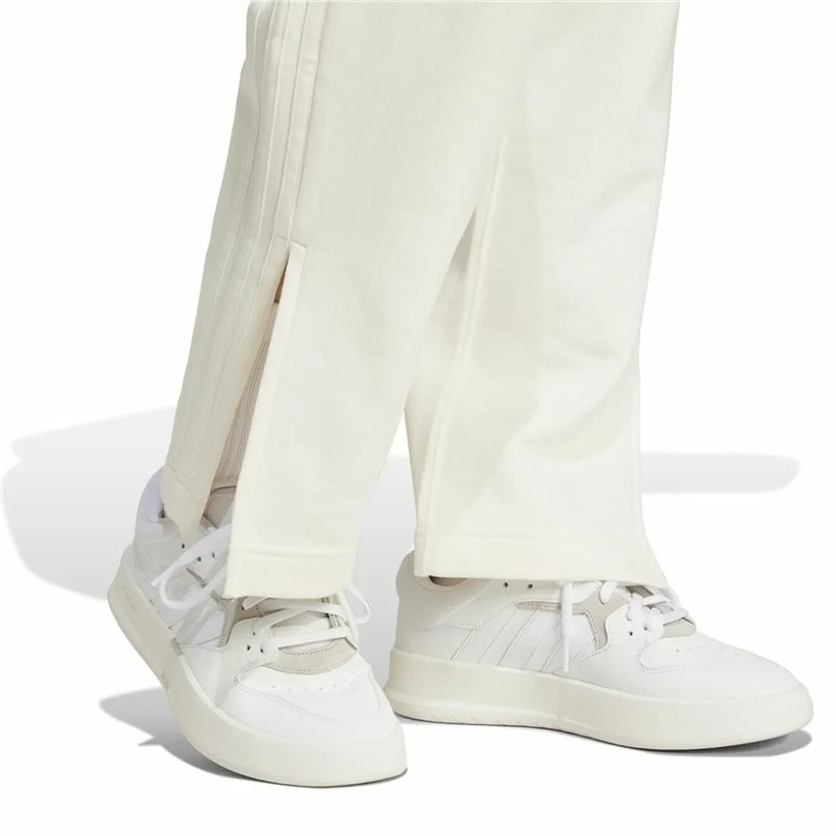 Pantalón Largo Deportivo Adidas All Szn French Terry Blanco Mujer