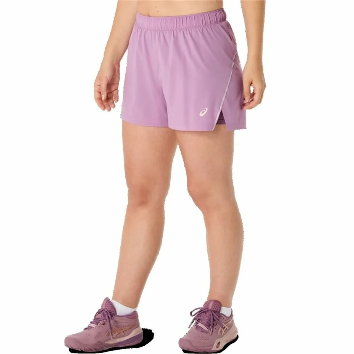Pantalón Corto Deportivo Asics Padel Court 2-N-1 Short Lila