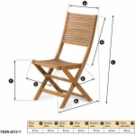 Silla de Jardín Fieldmann FDZN 4012-T