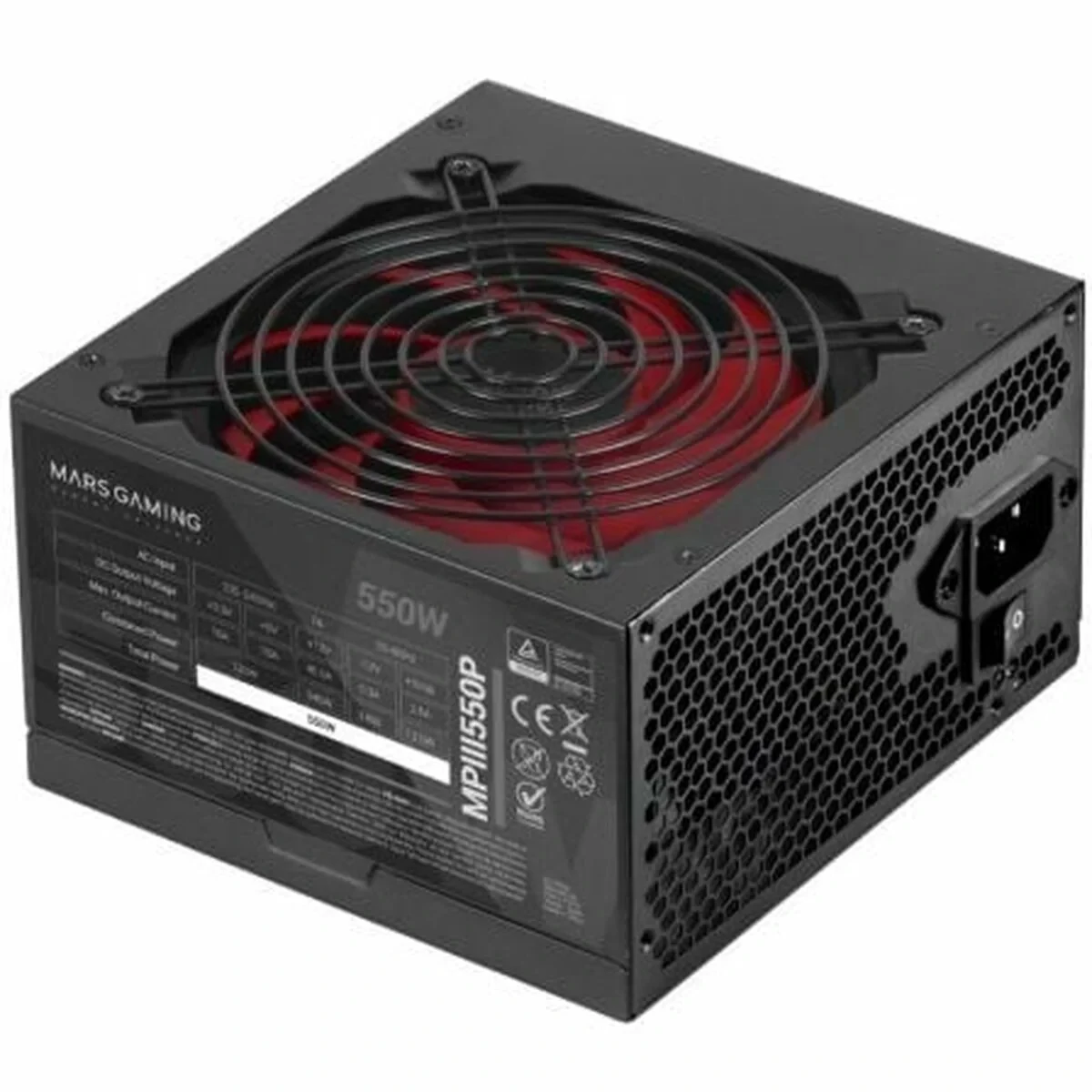 Fuente de Alimentación Mars Gaming MPIII550P ATX 550 W