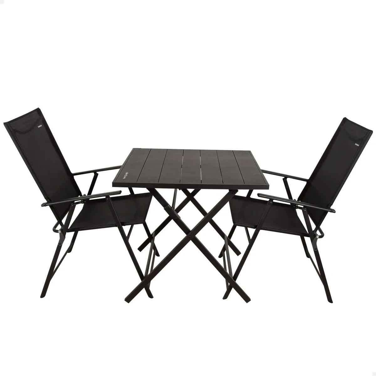 Conjunto de Mesa con 2 Sillas Aktive 75 x 70 x 75 cm (3 Piezas)