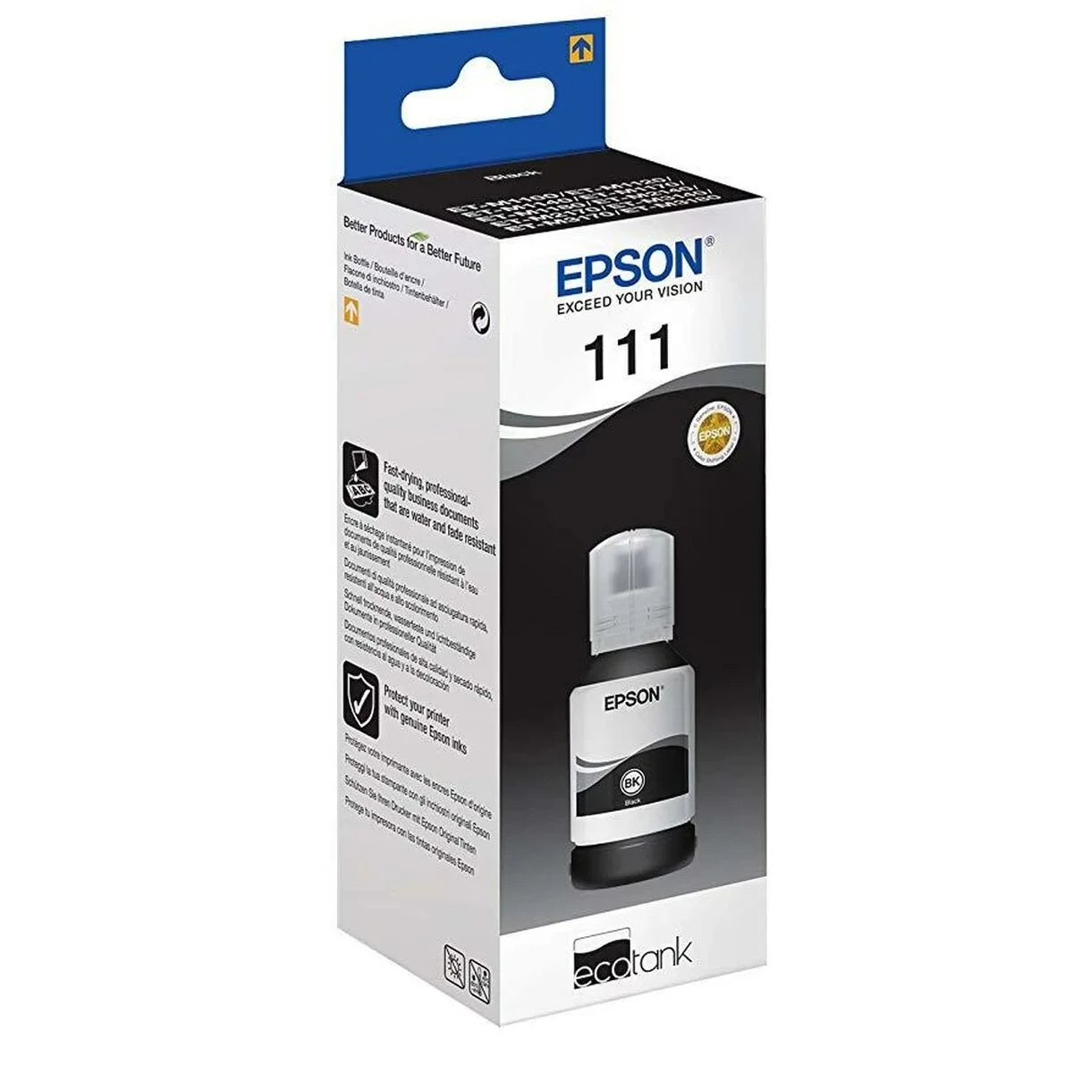 Tinta para Recargar Cartuchos Epson Nº111 Negro (30 unidades)