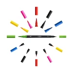 Set de Rotuladores Bic Intensity Dual Tip Multicolor 6 Piezas