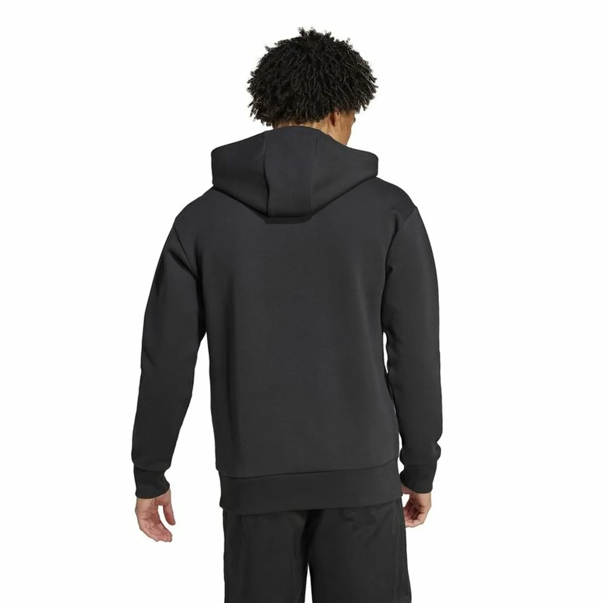 Sudadera con Capucha Hombre Adidas Jamaica Seasonal Doubleknit Negro
