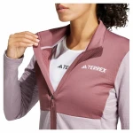 Chaqueta Deportiva para Mujer Adidas Terrex Multi Light Fleece Rosa
