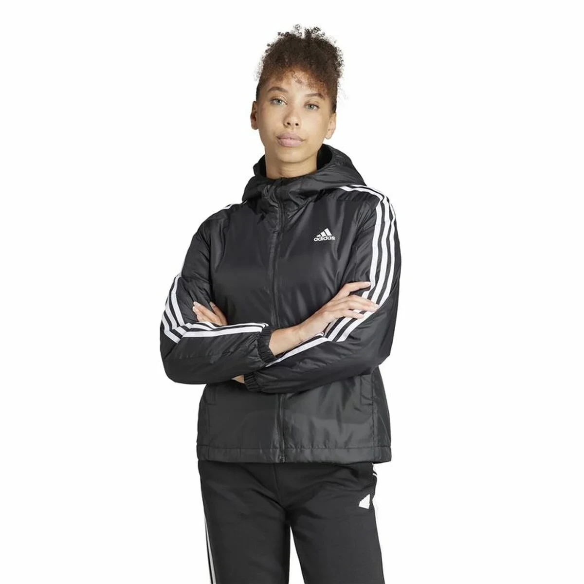 Chaqueta Deportiva para Mujer Adidas Essentials Negro