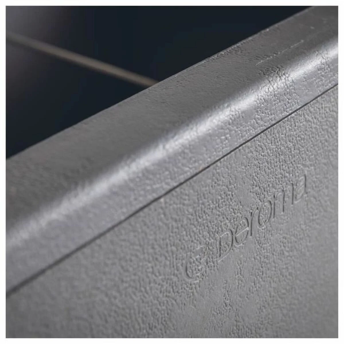 Maceta Deroma Antracita 38 x 38 x 39 cm Plástico Cuadrada Cubo 38 cm