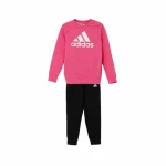 Chándal Infantil Adidas Essentials Negro Rosa