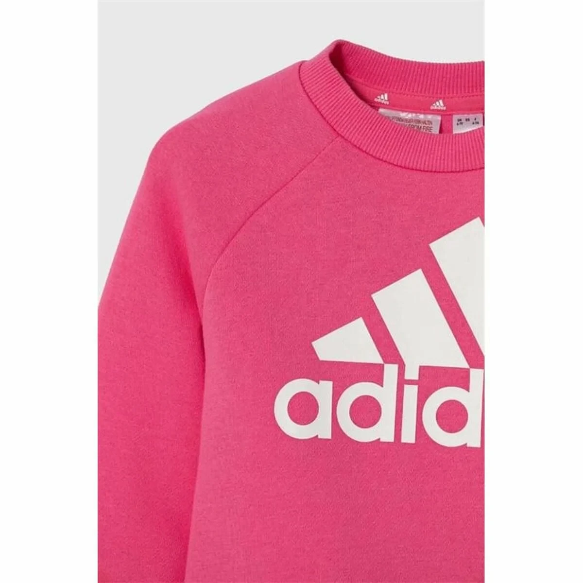 Chándal Infantil Adidas Essentials Negro Rosa